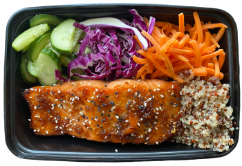 6- Teriyaki Salmon Sushi Bowl (GF)