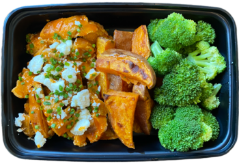 4-Buffalo Chicken Loaded Sweet Potatoes gf