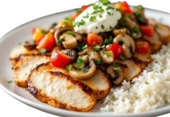 4-Chicken Mushroom Bruschetta (gf)