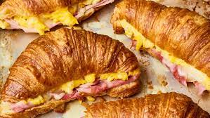 1-**NEW** Ham and Swiss Breakfast Croissant
