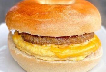 2-💥Sausage Egg and Cheese Bagel