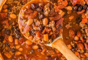 *Three Bean Beef Chili