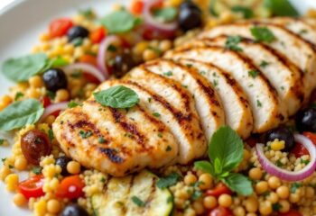 3-Lemon Grilled Chicken and Couscous 3-Lemon Grilled Chicken and Couscous